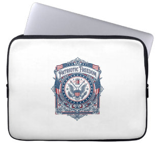 Patriotisches Nähzirkel Vektorgrafik T-Shirt Laptopschutzhülle