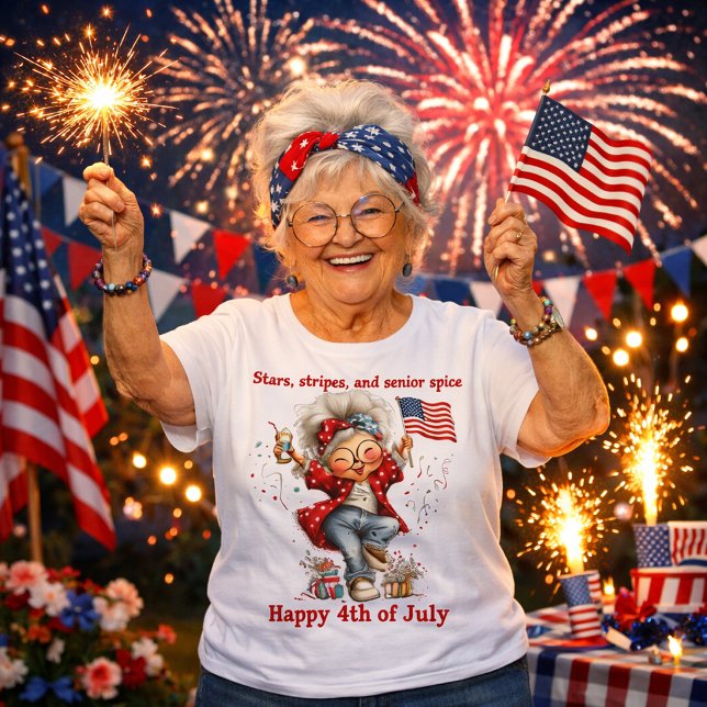 Patriotisches Oma 4. Juli Shirt (Von Creator hochgeladen)