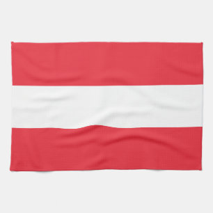 Patriotisches österreichisches Flaggentuch Geschirrtuch