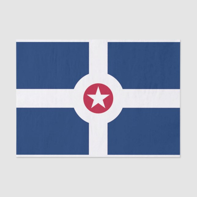 Patriotisches Papiertaschentuch mit der Flagge Ind Seidenpapier (Vorderseite)