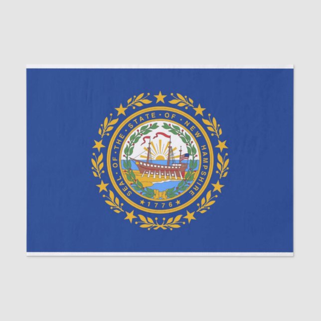 Patriotisches Papiertaschentuch mit der Flagge New Seidenpapier (Vorderseite)