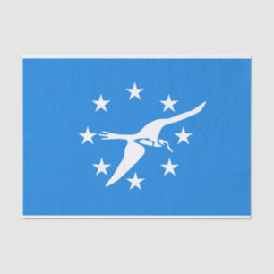 Patriotisches Papiertaschentuch mit der Flagge von Seidenpapier
