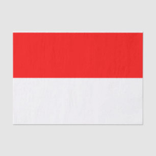 Patriotisches Papiertaschentuch mit Flagge Indones Seidenpapier