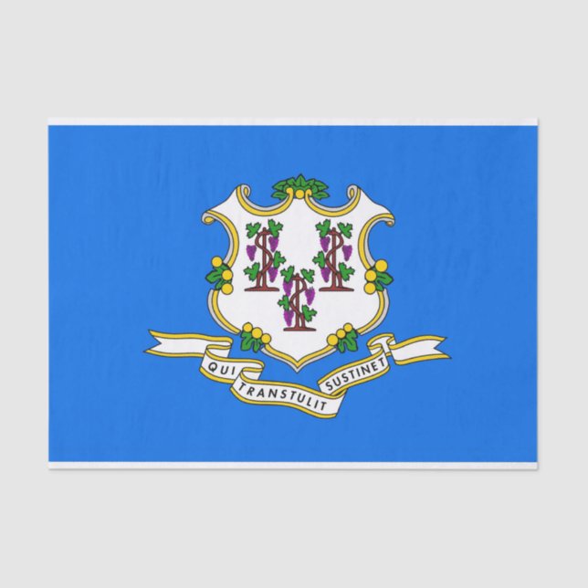 Patriotisches Papiertaschentuch mit Flagge von Con Seidenpapier (Vorderseite)