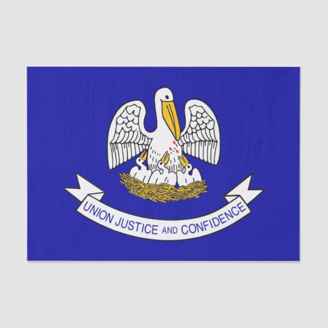 Patriotisches Papiertaschentuch mit Flagge von Lou Seidenpapier (Vorderseite)