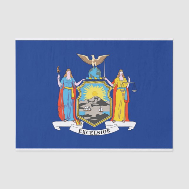 Patriotisches Papiertütenpapier mit der Flagge New Seidenpapier (Vorderseite)