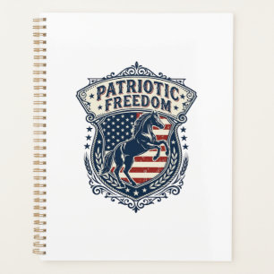 Patriotisches Pferde-Ranch-Mom-Vektorgrafik-T-Shir Planer