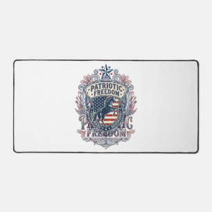 Patriotisches Pferdeliebhaber Vektorgrafik T-Shirt Schreibtischunterlage