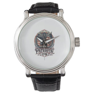 Patriotisches Phantom Patriot Horror Monster Patri Armbanduhr