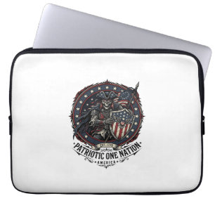 Patriotisches Phantom Patriot Horror Monster Patri Laptopschutzhülle