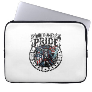 Patriotisches Phantom Patriot Horror Monster Patri Laptopschutzhülle