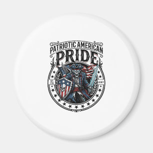 Patriotisches Phantom Patriot Horror Monster Patri Magnet