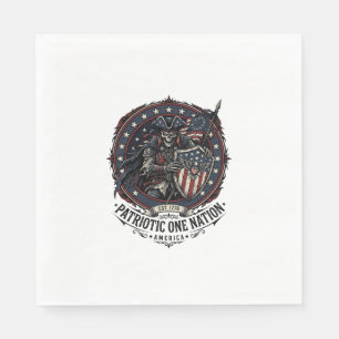 Patriotisches Phantom Patriot Horror Monster Patri Serviette