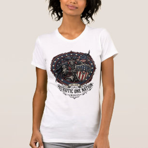 Patriotisches Phantom Patriot Horror Monster Patri T-Shirt