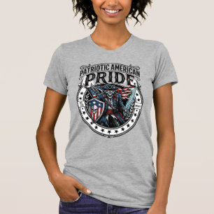 Patriotisches Phantom Patriot Horror Monster Patri T-Shirt