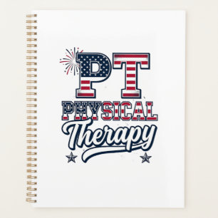 Patriotisches Physiotherapie Vintage PT-Shirt-Desi Planer