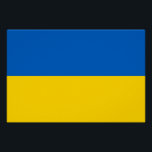 Patriotisches Plakat mit der Flagge der Ukraine Poster<br><div class="desc">Fügen Sie Ihrem Dekor eine Touch ukrainischen Stolzes hinzu mit unserem exklusiven Poster mit der Flagge der Ukraine! Dieses Poster ist mehr als nur Wandkunst, es ist eine Feier des ukrainischen Kulturerbes und des kulturellen Stolzes. Das lebendige Design zeigt deutlich die ikonische ukrainische Flagge, was dieses Plakat zu einer einzigartigen...</div>
