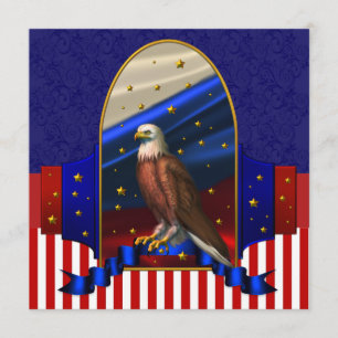 Patriotisches politische Kampagnen-Party Einladung