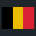 Patriotisches Poster mit Flagge Belgiens<br><div class="desc">Mit unserem exklusiven Plakat mit der Flagge Belgiens fügen Sie Ihrem Zuhause oder Büro ein beeindruckendes Kunstwerk hinzu! Dieses Poster wurde mit viel Liebe zum Detail entworfen und ist mehr als nur ein dekorativer Gegenstand; es ist eine Feier der reichen Kultur und des Nationalstolzes Belgiens. Die kühnen Farben und das...</div>