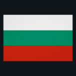 Patriotisches Poster mit Flagge Bulgariens<br><div class="desc">Fügen Sie eine Touch bulgarischen Stolzes in Ihren Raum mit unserem exklusiven Poster mit der Flagge von Bulgarien! Dieses Poster ist mit viel Liebe zum Detail gestaltet und ist mehr als nur ein dekorativer Gegenstand; es ist eine Feier des bulgarischen Erbes und der kulturellen Identität. Das auffallende Design zeigt die...</div>