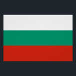 Patriotisches Poster mit Flagge Bulgariens<br><div class="desc">Fügen Sie eine Touch bulgarischen Stolzes in Ihren Raum mit unserem exklusiven Poster mit der Flagge von Bulgarien! Dieses Poster ist mit viel Liebe zum Detail gestaltet und ist mehr als nur ein dekorativer Gegenstand; es ist eine Feier des bulgarischen Erbes und der kulturellen Identität. Das auffallende Design zeigt die...</div>