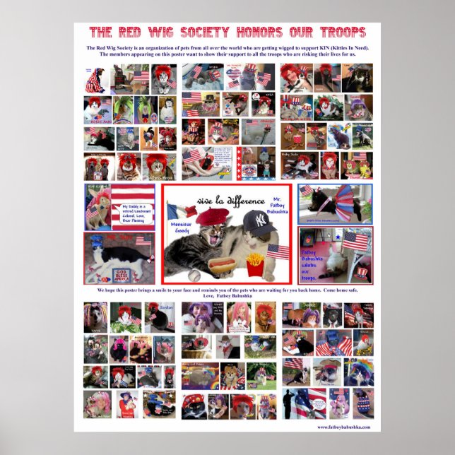 Patriotisches Poster von Fatboy Babushka (Vorne)