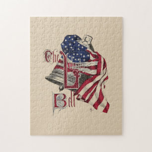 Patriotisches Puzzle Liberty Bells