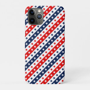 Patriotisches Rot, Weiß & Blau USA Sterne & Streif Case-Mate iPhone Hülle