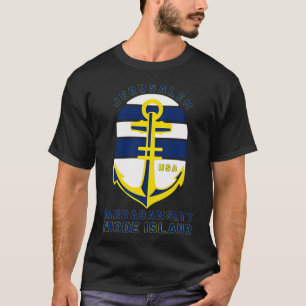 Patriotisches Rot Weiß & Bruh Amerika Fisch Angeln T-Shirt