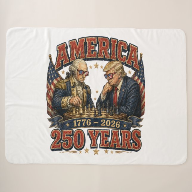 Patriotisches Schach 250 Sherpadecke (Vorderseite (Horizontal))