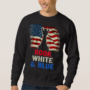 Patriotisches Schach 4. Juli Schachspieler Amerika Sweatshirt