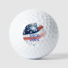Patriotisches Schauen: Souvenir 4. Juli Golf Ball