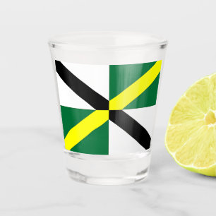 Patriotisches Schießglas mit der Fahne von Montere Schnapsglas