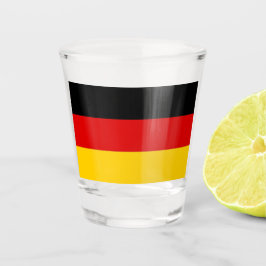 Patriotisches Schießglas mit der Flagge Deutschlan Schnapsglas