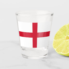 Patriotisches Schießglas mit Flagge von England Schnapsglas