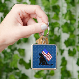 Patriotisches Schlüsselband mit American Flag und 