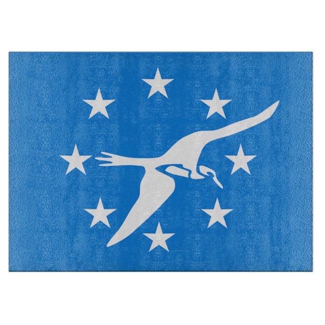 Patriotisches Schneidebrett mit Flag Corpus Christ (Vorderseite)