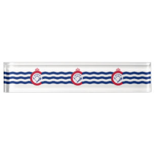 Patriotisches Schreibtischschild mit der Flagge vo