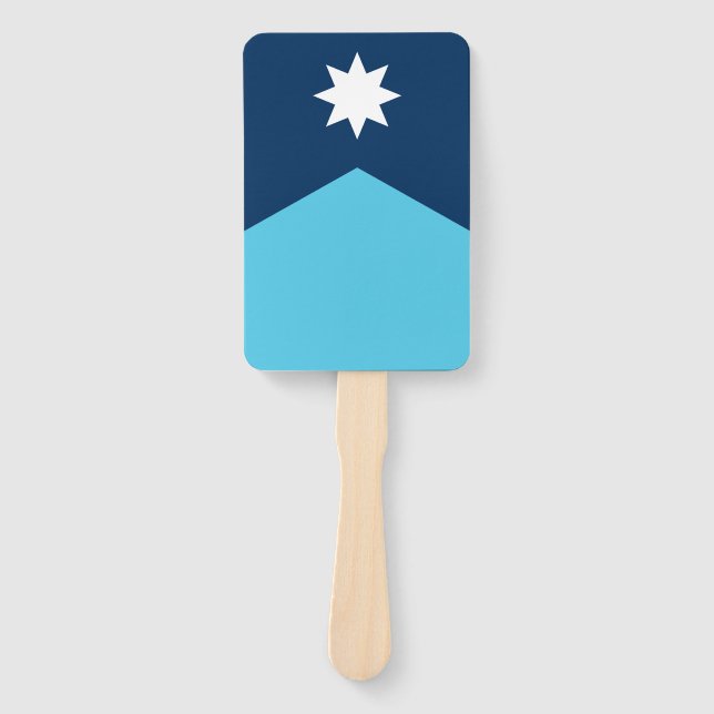 Patriotisches Set der Fans mit der Fahne von Minne Fächer (Vorderseite)