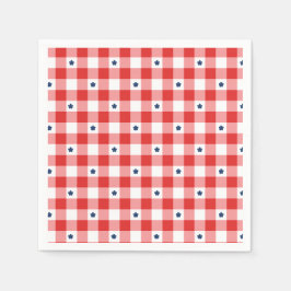 Patriotisches Sommerpicknick Serviette