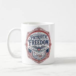Patriotisches Sonntags-Brunch-Vektorgrafik-T-Shirt Kaffeetasse