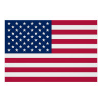 Patriotisches, spezielles Wandplakat mit der Flagg