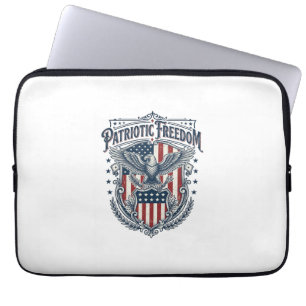 Patriotisches Stadt-Stolz-Serie Vektorgrafik T-Shi Laptopschutzhülle