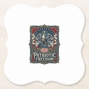 Patriotisches Stargazer-Vektorgrafik-T-Shirt Untersetzer