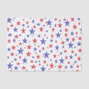 Patriotisches Stern-Seidenpapier Seidenpapier