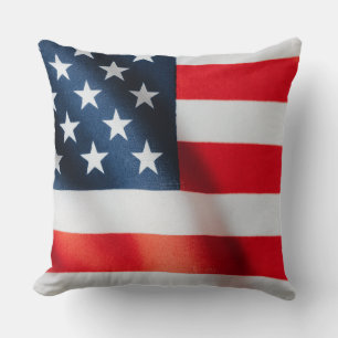 Patriotisches Sternenbanner-Wurfkissen – USA Kissen
