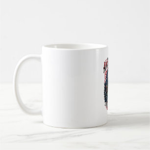 Patriotisches Sumpfmonster Old Glory Horror Monste Kaffeetasse