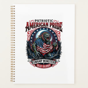Patriotisches Sumpfmonster Old Glory Horror Monste Planer