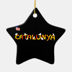 Patriotisches Symbol, Katalonien Freiheit , Catalu Keramikornament
