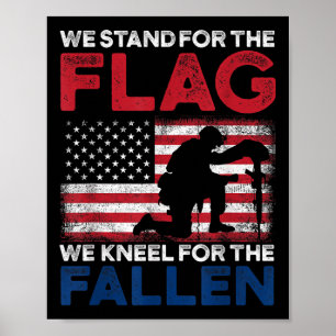 Patriotisches T-Shirt. Gedenktag Patriotisches App Poster